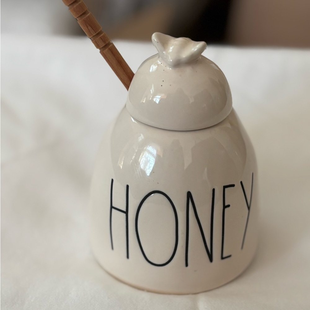 Rae Dunn Honey Jar with Dipper